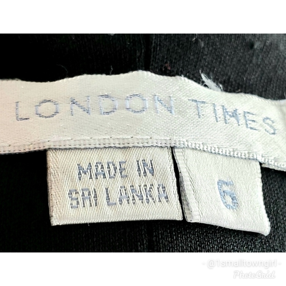 London Times knit cowl neck empire dress 6 NWT - Picture 6 of 8